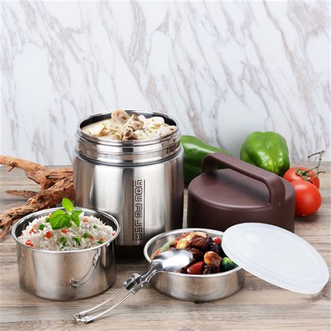 stainless steel lunch hot box|stainless steel lunch box containers.